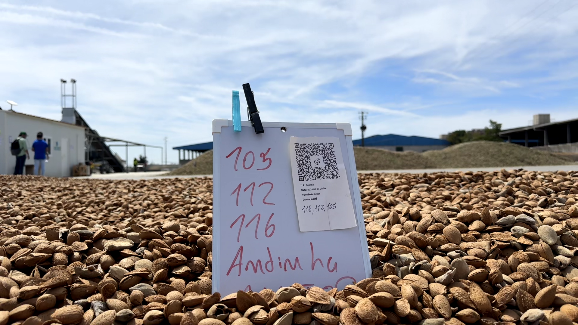 Almond harvest traceability with Wisecrop