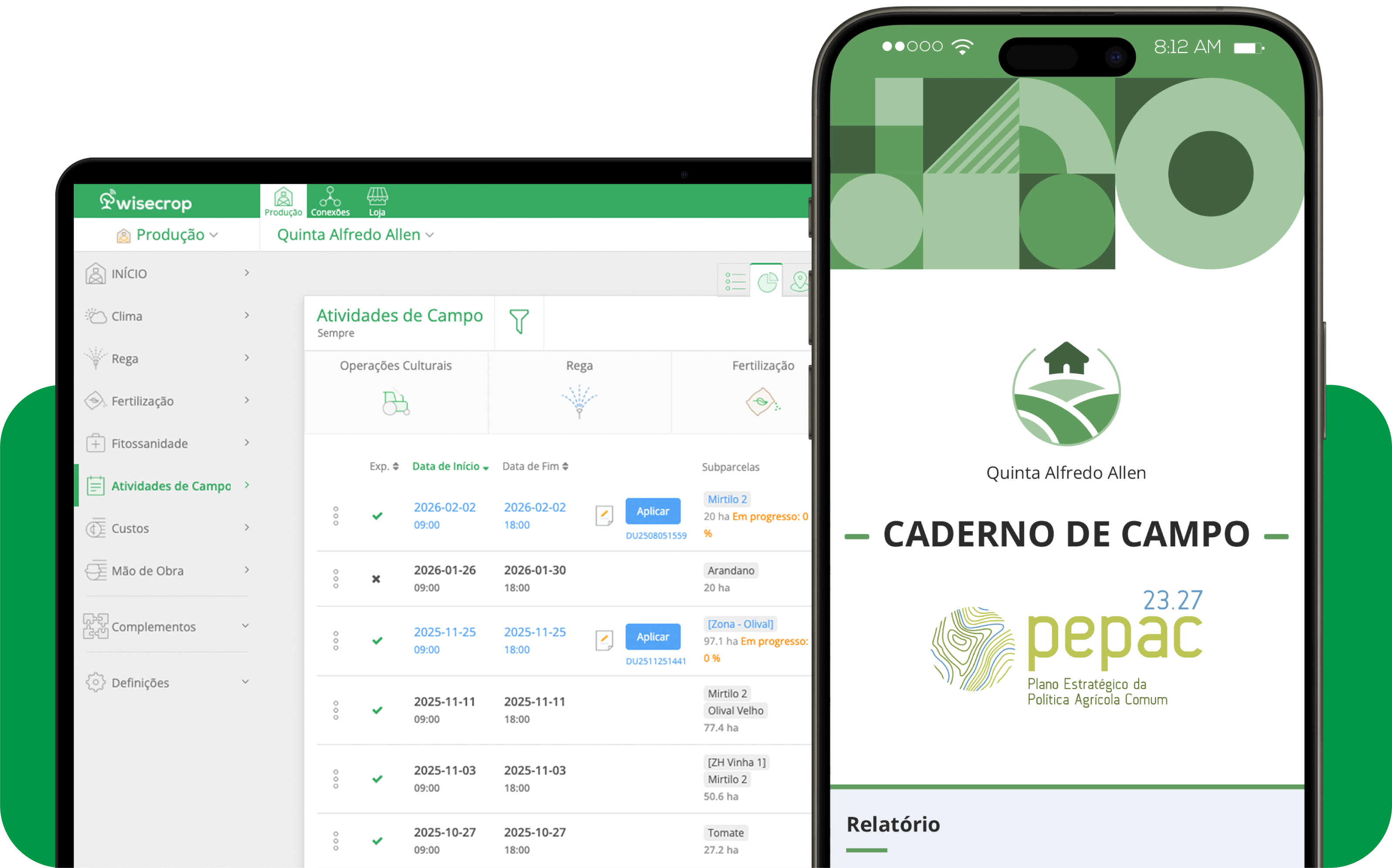 Caderno de Campo Digital Wisecrop